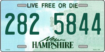 NH license plate 2825844