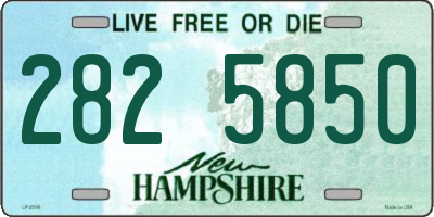 NH license plate 2825850
