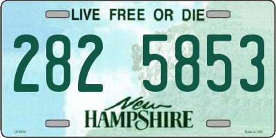 NH license plate 2825853