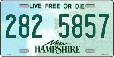 NH license plate 2825857