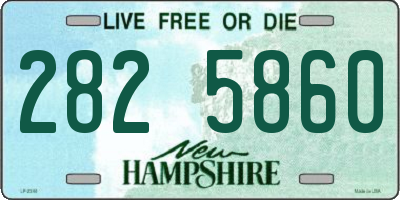 NH license plate 2825860