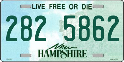 NH license plate 2825862