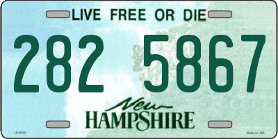 NH license plate 2825867