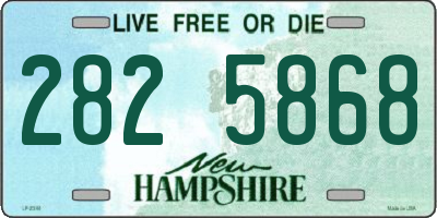 NH license plate 2825868