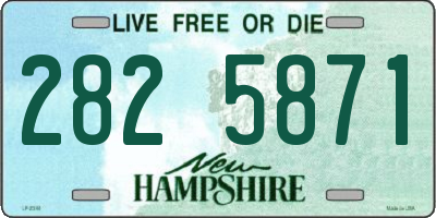 NH license plate 2825871