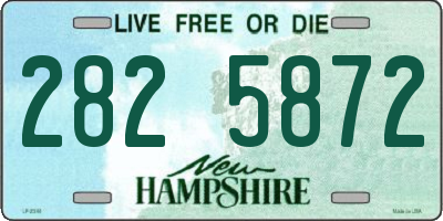 NH license plate 2825872