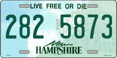 NH license plate 2825873