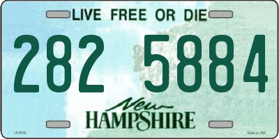 NH license plate 2825884