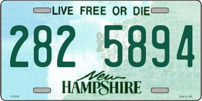 NH license plate 2825894
