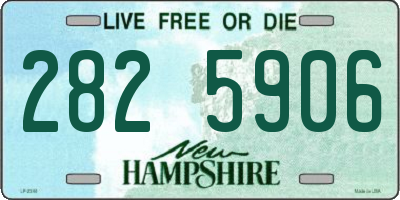 NH license plate 2825906