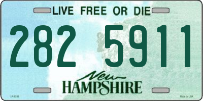 NH license plate 2825911