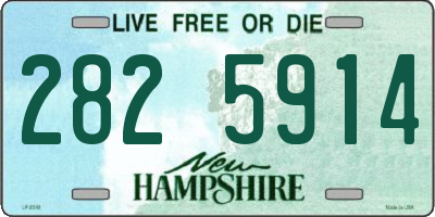 NH license plate 2825914