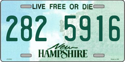 NH license plate 2825916