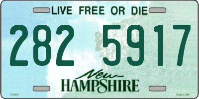 NH license plate 2825917