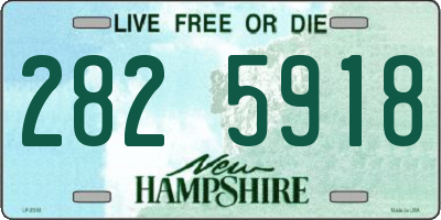 NH license plate 2825918