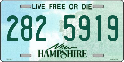 NH license plate 2825919