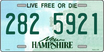 NH license plate 2825921