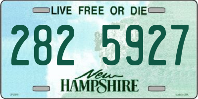 NH license plate 2825927