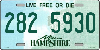 NH license plate 2825930