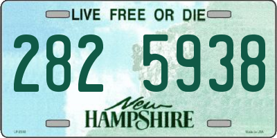 NH license plate 2825938