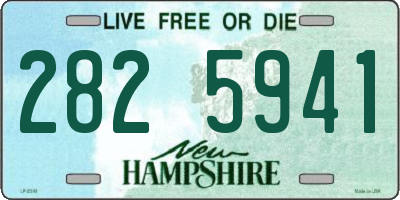 NH license plate 2825941