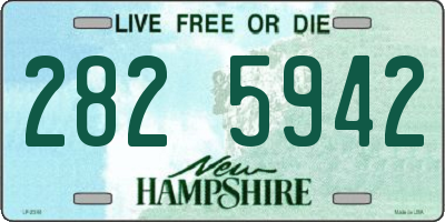 NH license plate 2825942