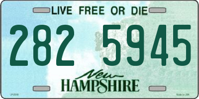 NH license plate 2825945
