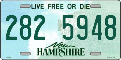 NH license plate 2825948