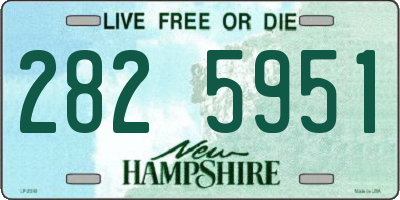 NH license plate 2825951
