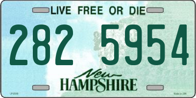 NH license plate 2825954