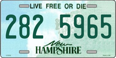 NH license plate 2825965