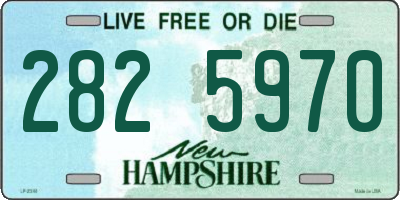 NH license plate 2825970