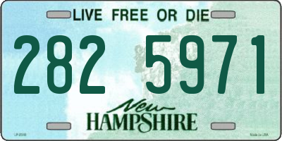 NH license plate 2825971