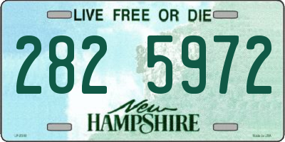 NH license plate 2825972