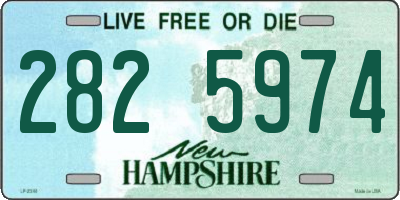 NH license plate 2825974