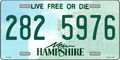 NH license plate 2825976