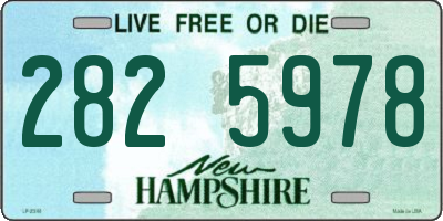 NH license plate 2825978