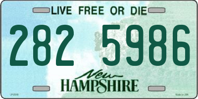 NH license plate 2825986