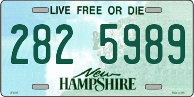 NH license plate 2825989