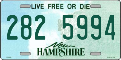 NH license plate 2825994