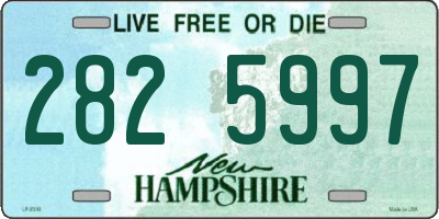 NH license plate 2825997