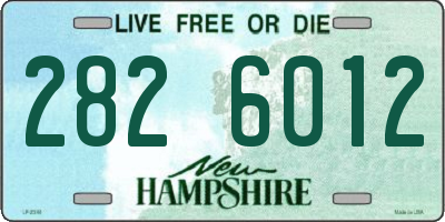 NH license plate 2826012