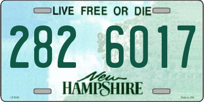 NH license plate 2826017