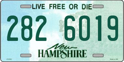 NH license plate 2826019