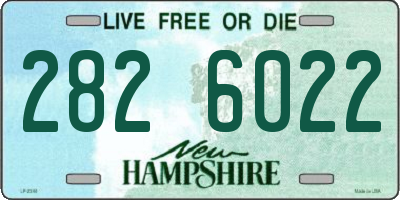 NH license plate 2826022