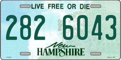 NH license plate 2826043