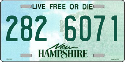 NH license plate 2826071