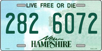 NH license plate 2826072