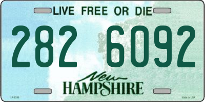 NH license plate 2826092