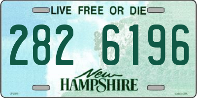 NH license plate 2826196